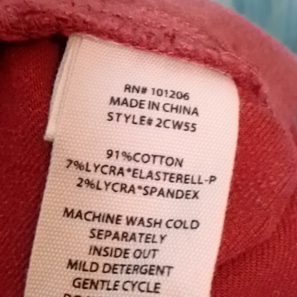 NWT Soft Surroundings Ultimate Denim Relaxed Straight Jeans Canyon Clay Large - Picture 5 of 7